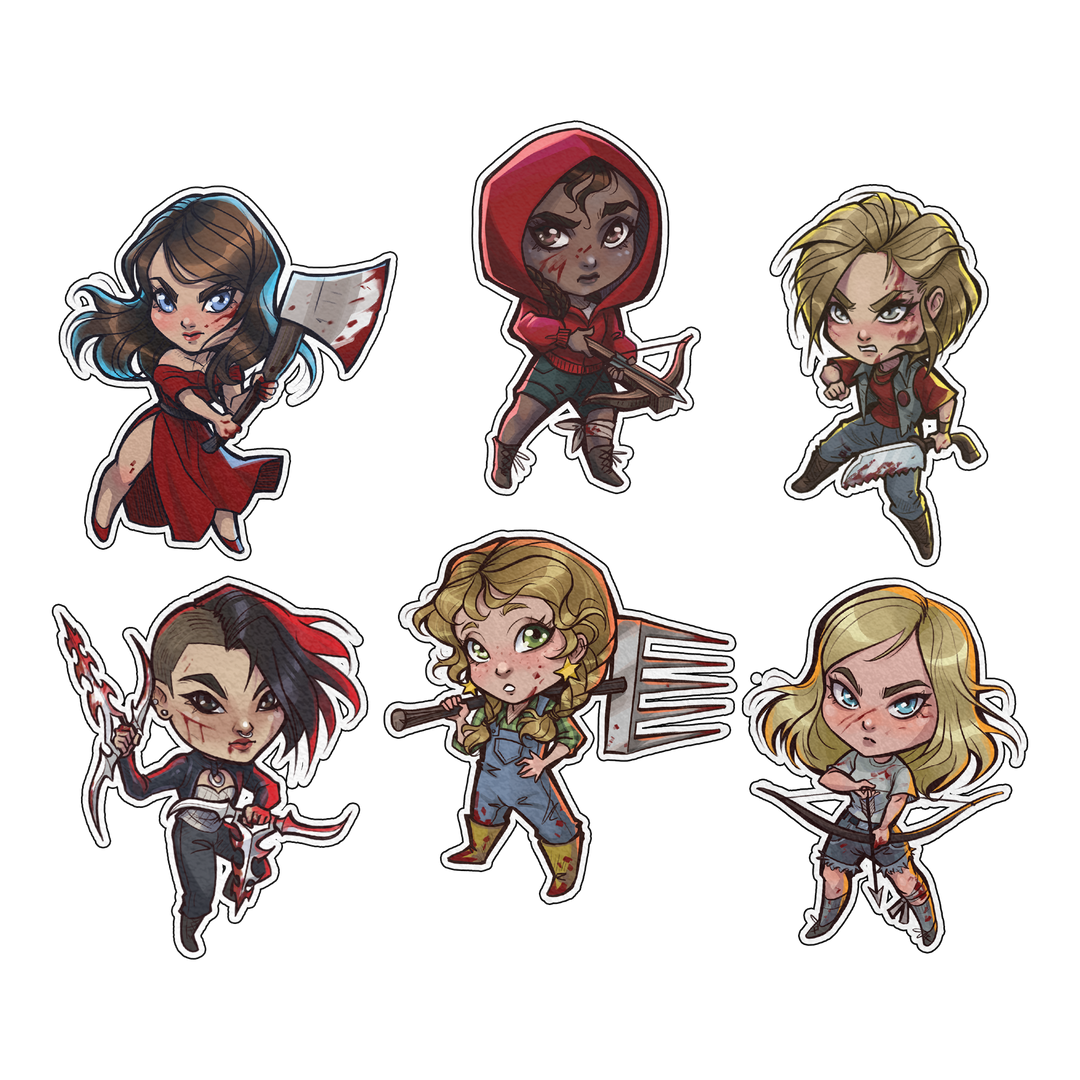 Final Girl Chibi Sticker Pack