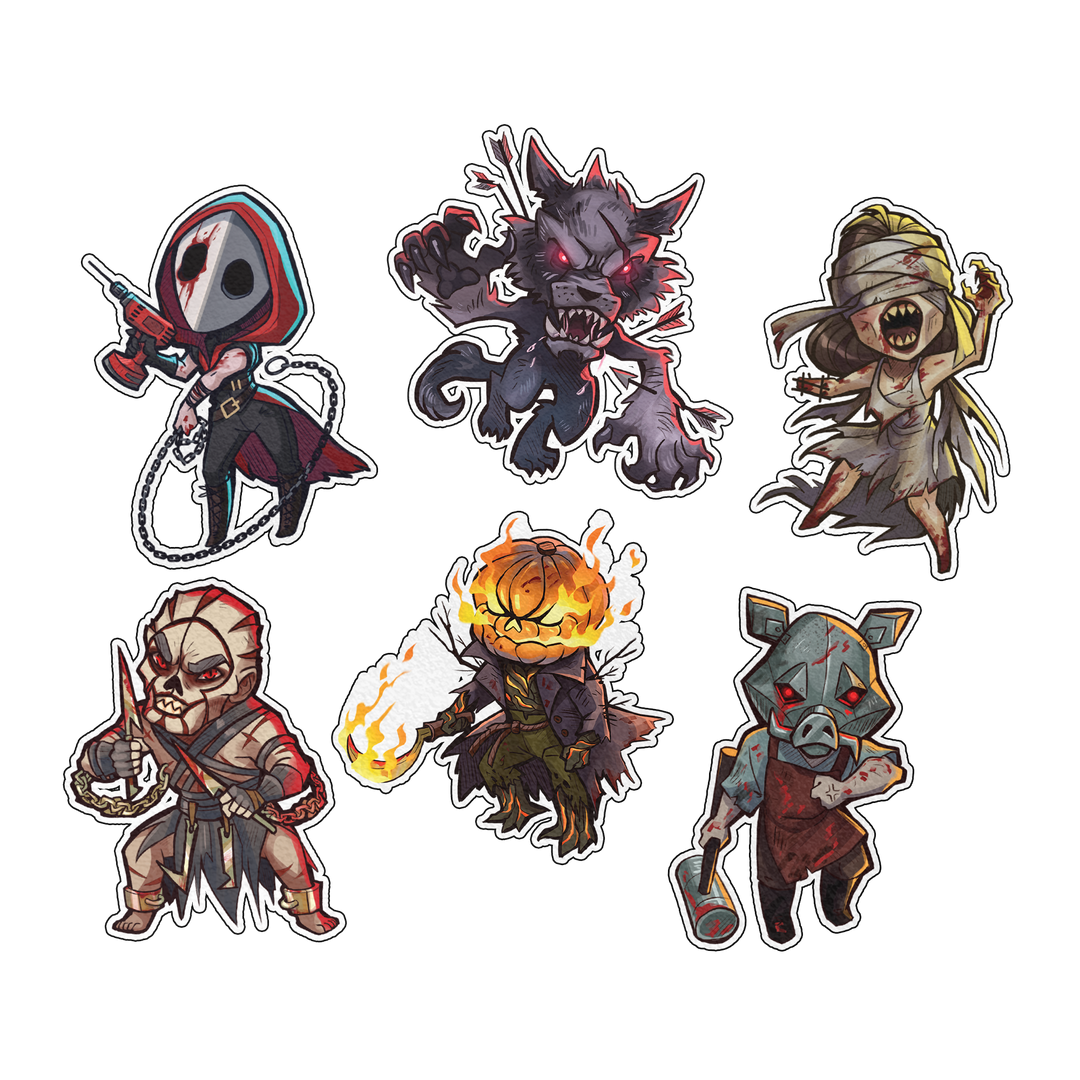 Final Girl Chibi Killer Sticker Pack