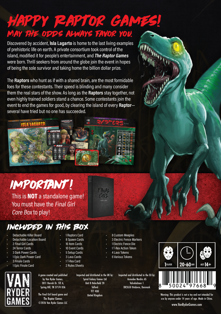 Final Girl: The Raptor Games