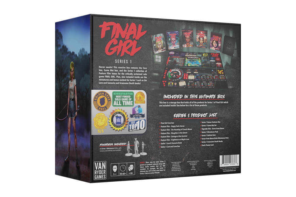Van Ryder Games - Horror Board Game, Final Girl, Frightmare on Maple Lane, Feature Film Box, Core Box Required, 1 Player, 20-60 Min Gameplay, Ages 14+ Van Ryder Games - Horror Board Game, Final Girl, Frightmare on Maple Lane, Feature Film Box, Core Box Required, 1 Player, 20-60 Min Gameplay, Ages 14+