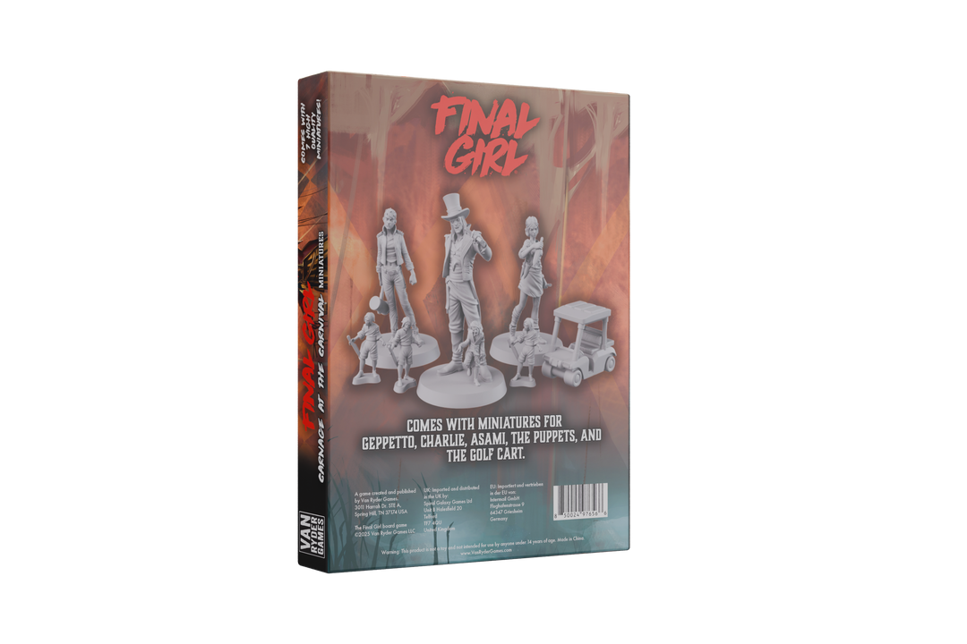 Final Girl: Carnage at the Carnival Miniatures