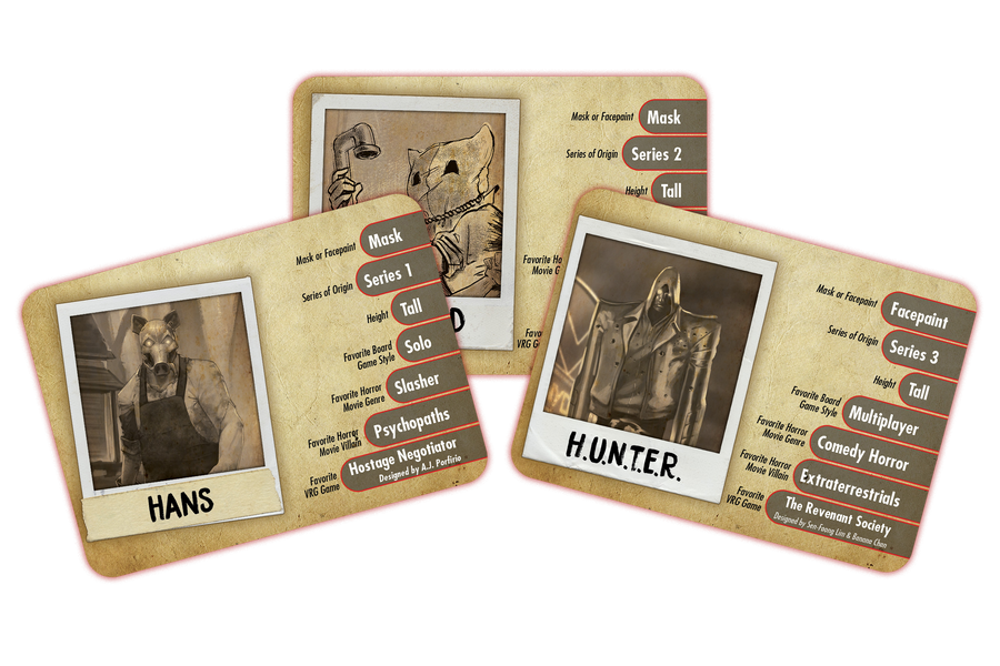Suspect Card Example Shriek – Van Ryder Games